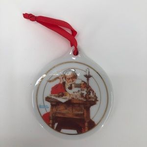JC Penney Norman Rockwell Christmas Ornament 1996 Classic Santa